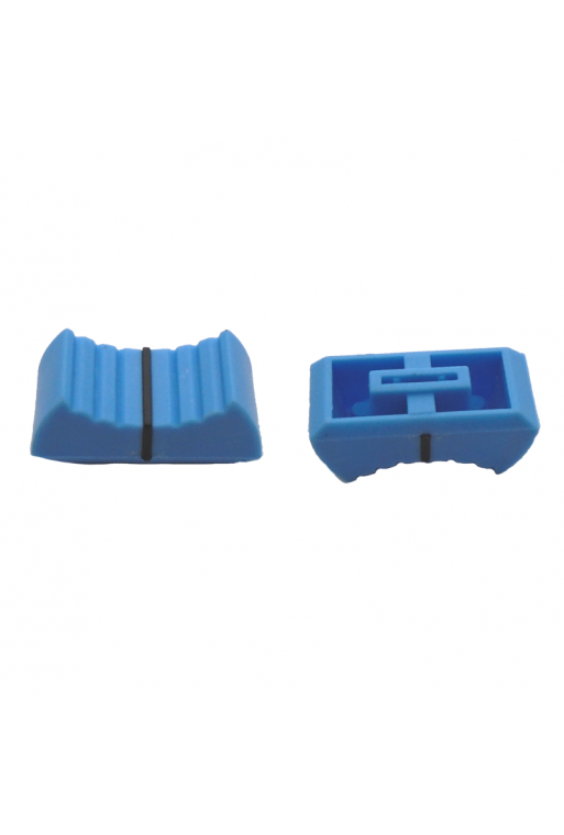 PD-AZL-010 Perilla para Potenciometro Deslizable Color Azul con Franja Negra