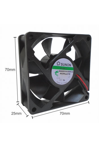 510-7002 Ventilador de 70X70X25MM , 24V 0.7, WHA60251V4-0000-C9