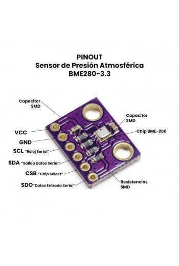 XS-469 Sensor de Presión Atmosférica BME280 3.3V