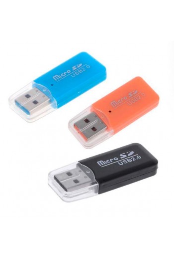 115-900 Adaptador USB 2.0 Lector de Tarjetas Memorias Micro SD TF DKQ-9613