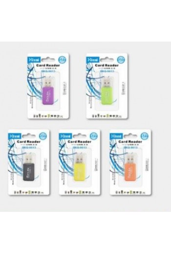 115-900 Adaptador USB 2.0 Lector de Tarjetas Memorias Micro SD TF DKQ-9613