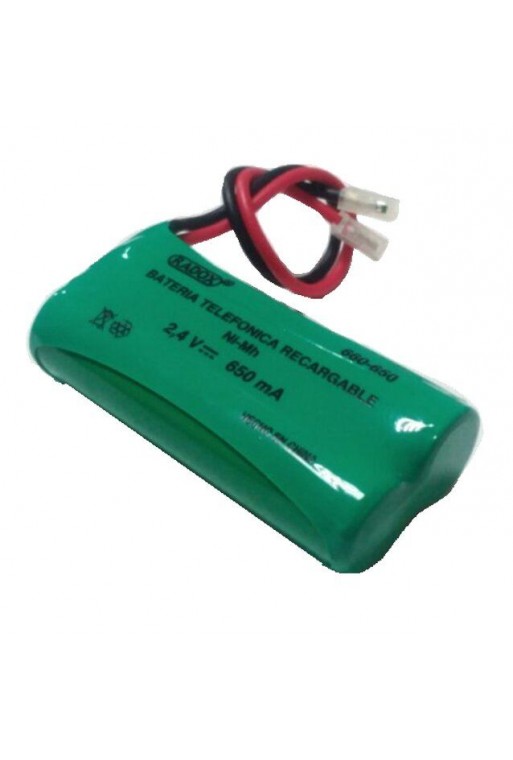 660-650 Bateria Telefonica Recargable 2 Baterias AAA de 2.4V 650mA