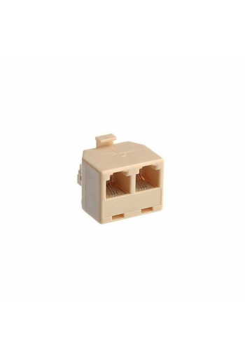 863-268 Adaptador Derivador Ethernet Tipo Y RJ45 Plug a 2 Jack
