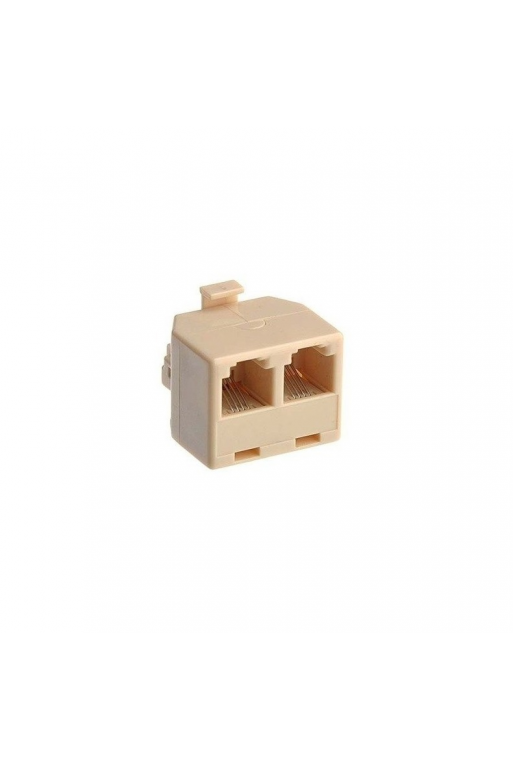 863-268 Adaptador Derivador Ethernet Tipo Y RJ45 Plug a 2 Jack