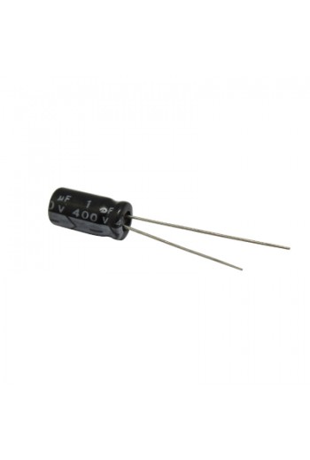 CE-1-400V Capacitor Electrolítico 1uF 400V 105C