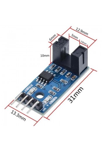 XS-27 Sensor de Velocidad Infrarrojo, Encoder Tipo Herradura FC-03 F249