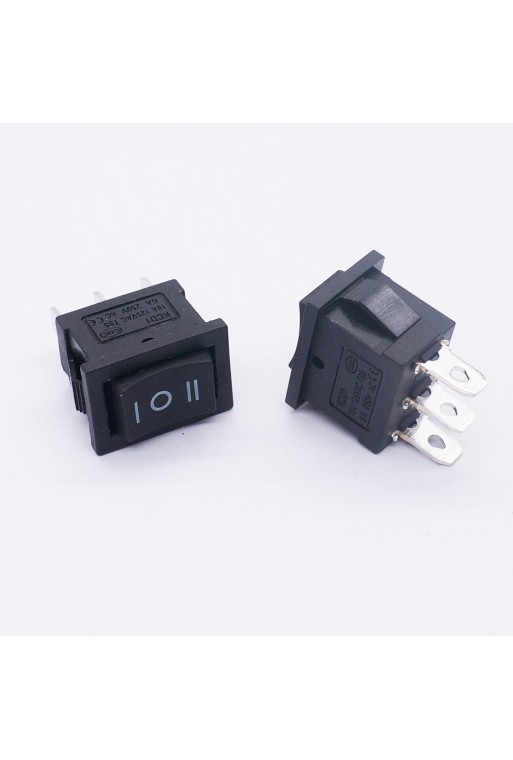 835-074 Switch Balancin Doble Posicion 3P 6A 250V 10A 125V 3 Pasos KCD1-2-103
