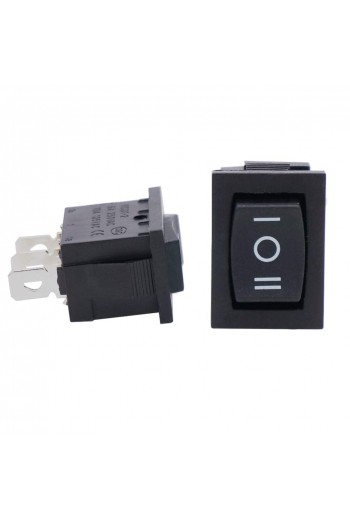 835-074 Switch Balancin Doble Posicion 3P 6A 250V 10A 125V 3 Pasos KCD1-2-103