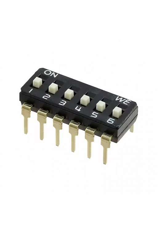 DIP-MS-6 Mini Switch 6 Canales Individuales Tipo IC