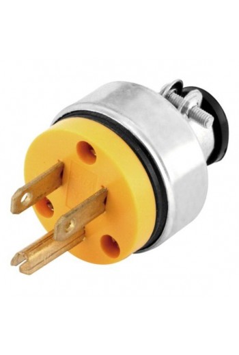 520-273 Clavija Industrial Metalica con Aterrizado