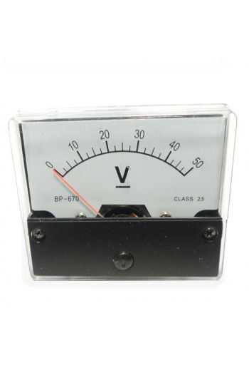 535-181 Caratula para Voltimetro Analogico de 0-50V