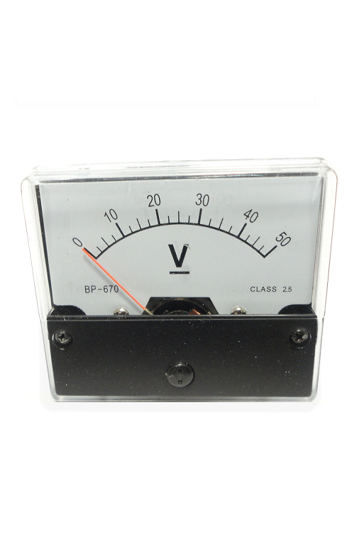 535-181 Caratula para Voltimetro Analogico de 0-50V