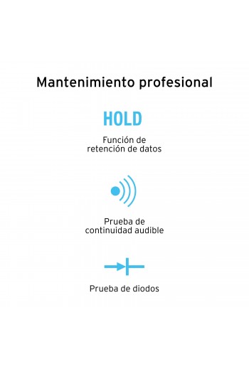 MUT-33 Multimetro para Mantenimiento Profesional 10401