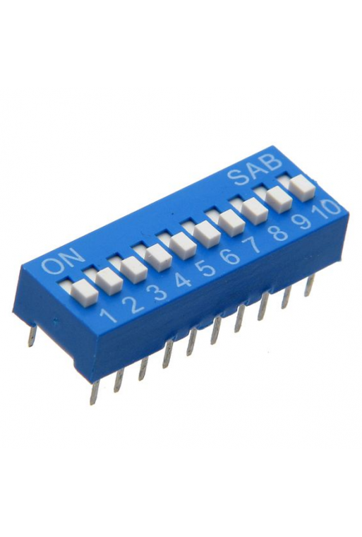 DIP-SW-10 Switch de 10 Canales Individuales