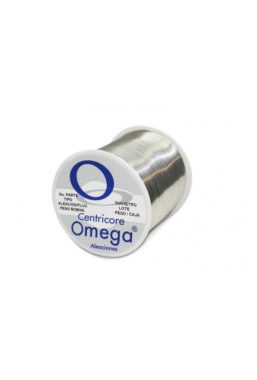 ZC103006 Soldadura OMEGA Centricore Diametro 1.00mm 454gr con Flux