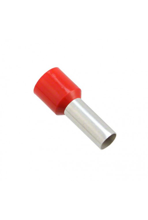 870-060 Terminal Tipo Ferrule Cilindrica Aislada Color Rojo 7 AWG