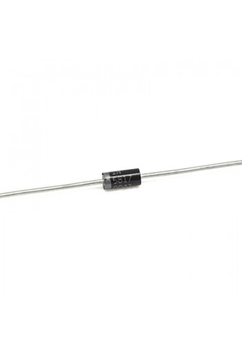 1N5817 Diodo Rectificador Barrera Schottky 20V 1A DO-15