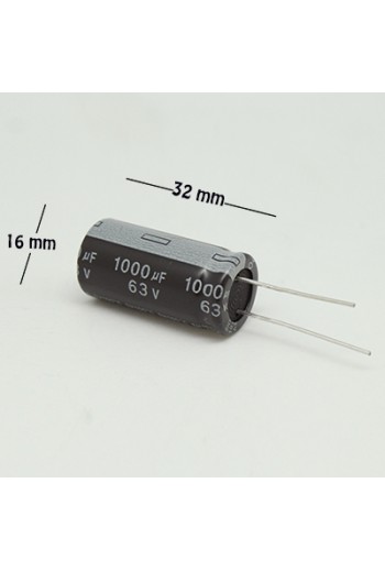 CE-1000-63V Capacitor Electrolítico 1000uF 63V 105C