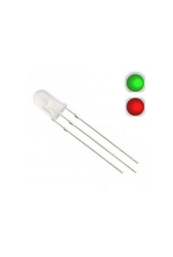 LD5-BIC-D LED 5mm Bicolor Verde Rojo