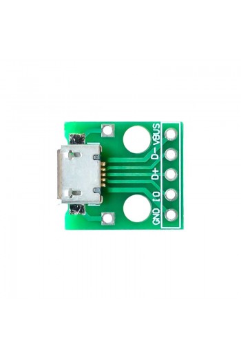XS-217 Adaptador Micro USB Tipo V9 V8, Terminales con Pines para Proto DIP, Serie ADPT