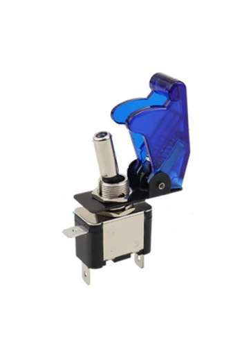 835-276 Interruptor con Cubierta de Seguridad e Indicador Piloto Azul