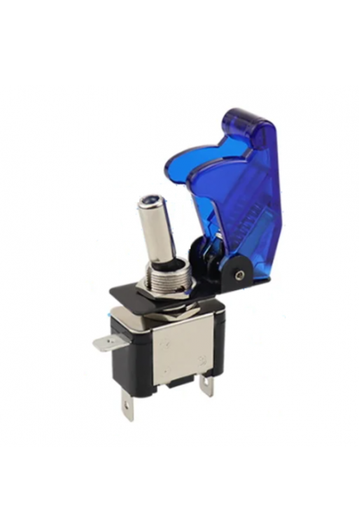 835-276 Interruptor con Cubierta de Seguridad e Indicador Piloto Azul