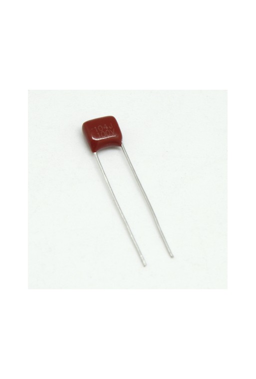 CP-.1-100V Capacitor de Poliester 0.1uF 100nF 100V -104-