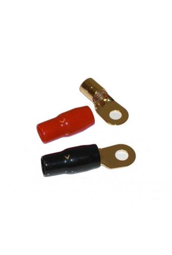 520-934 Kit de 4 Terminales con Aislante Tipo de Ojillo para Cables Calibre 0 AWG