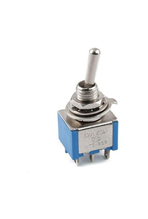 835-263 Switch Palanca  6P 2P-2T ON-OFF-ON 6A 125V 3 Pasos
