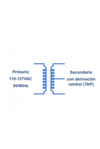  Salida 9V 500mA 0.5A con Derivación Central TAP