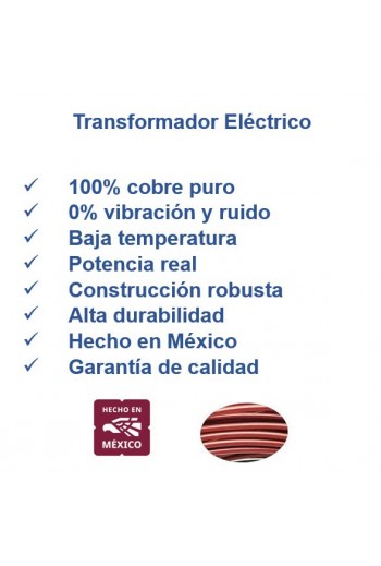 TF9V500MA-T Transformador 110-127VAC, Salida 9V 500mA 0.5A con Derivación Central TAP
