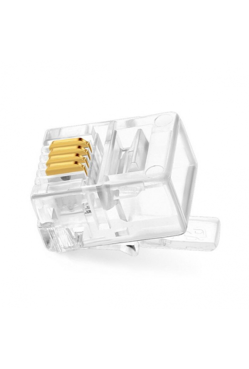 PLUG-RJ11 Plug Modular RJ11 de 4 Contactos (Roseta) 863-630 300-064