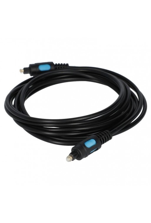 080-353 Cable Tipo Toslink de Fibra Óptica para Audio Digital 5M
