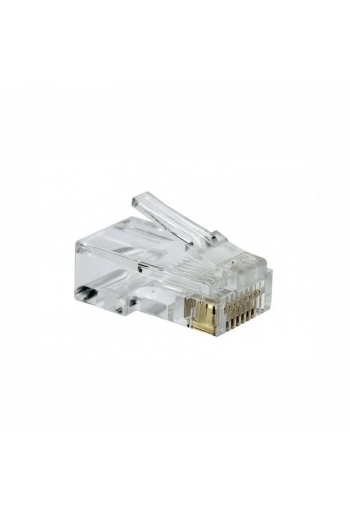863-650-C6 Plug RJ45 de 8 Hilos para Cable UTP Categoría CAT6E, Plástico