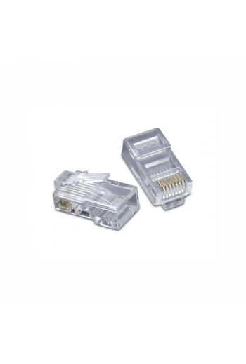 863-650-C6 Plug RJ45 de 8 Hilos para Cable UTP Categoría CAT6E, Plástico