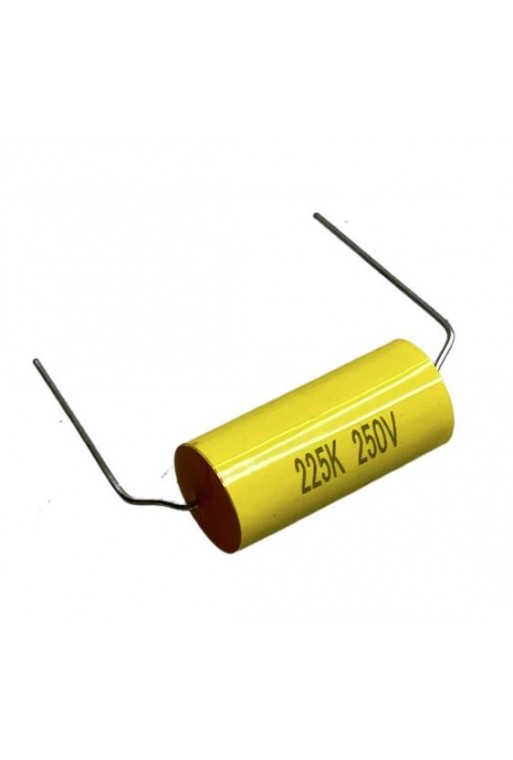 CPM-2.5-250V Capacitor de Poliester  Metalizado para Tweeter Tipo Bala de 2.5uF a 250V -225-