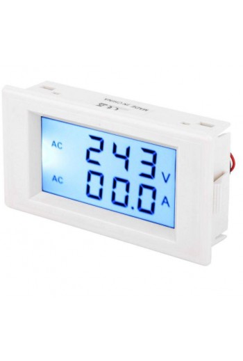 XS-579 Voltímetro Y Amperímetro Digital 80 a 300V 100A AC, Corriente Alterna D69-2042