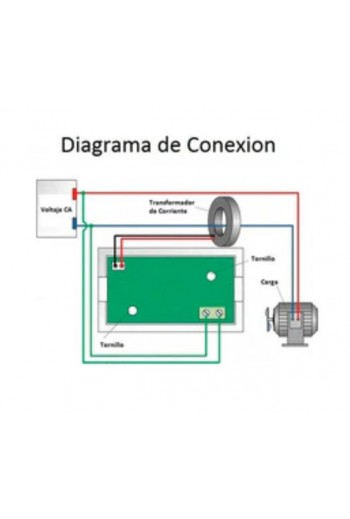 XS-579 Voltímetro Y Amperímetro Digital 80 a 300V 100A AC, Corriente Alterna D69-2042