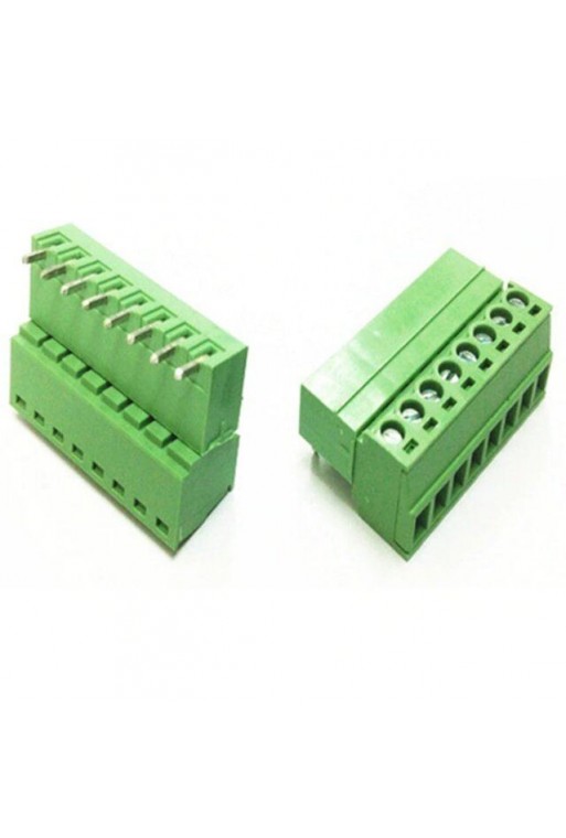 520-605 Bloque Terminal de 8 Tornillos para PCB
