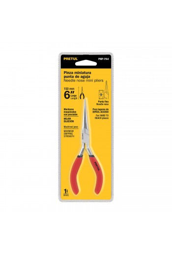 PMP-PA4 Pinza Miniatura Punta de Aguja 6"  22665