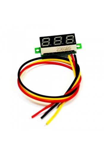 XS-146 Voltímetro Digital Mini de 3 Dígitos