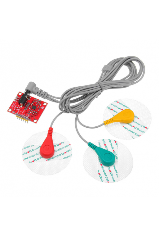 XS-301 AD8232 ECG Módulo Monitor de Pulso Cardíaco Electrocardiograma