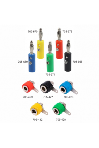 705-426 Jack Banana Hembra Chico Color Azul 4mm