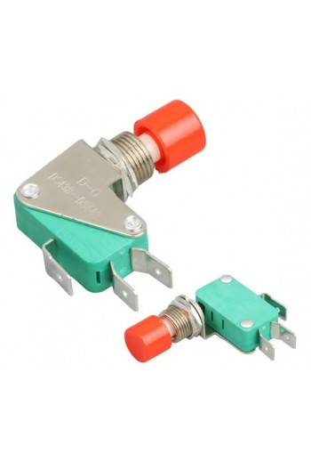 835-394 Micro Interruptor Metálico Uso Rudo Tipo Push 1P 2T 16(5)A 250V 16A 125V DS438