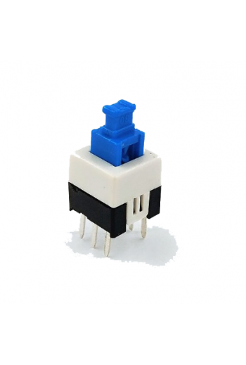 PB-AZUL-NA Microswitch 7mm x 7mm 6 Pines NA Azul