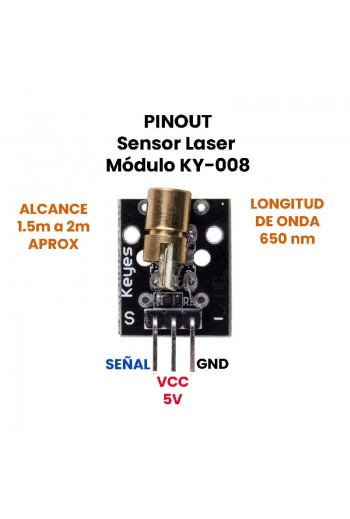 XS-79 Modulo Emisor Laser 5mW KY-008