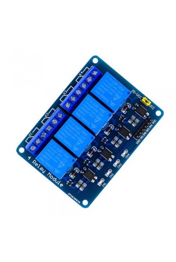 XS-128 Modulo de 4 Relevadores 5V
