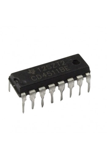 CD4511BE Circuito Integrado BCD a 7-Segmentos Cátodo Común