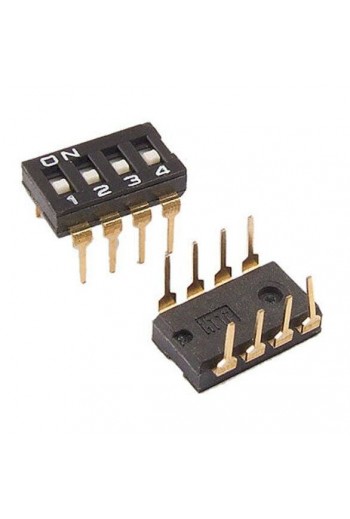DIP-MS-4 Mini Switch 4 Canales Individuales Tipo IC