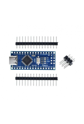 XS-476  Arduino Nano V3.0 ATMEGA328P Tipo C, Pines Sin Soldar